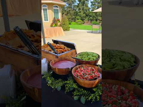 DIY Taco Churro Catering Display Mexican Event Food Setup