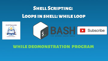 While loop in shell scripting