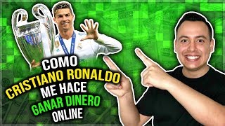 Como CRISTIANO RONALDO Me Hace GANAR DINERO Online - Ganar Dinero En Youtube Sin Hacer Videos