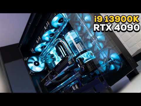 i9 13900K + RTX 4070 Ti Build | NZXT H9 - Custom Water Cooling in India | 3L PC | TheMVP
