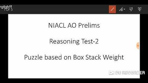 Box Stack Puzzle Test-2 | NIACL AO Prelims | Reasoning | IBPS Clerk Mains