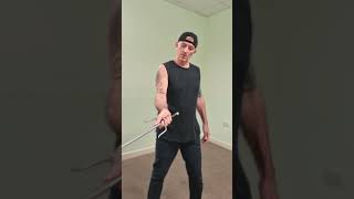 Easy to learn Sai Sword flip/spin #shorts