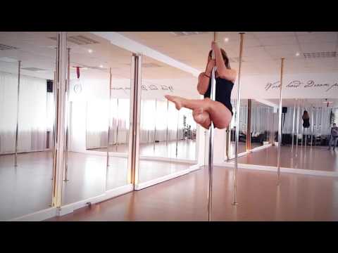 Beginner Intermedium Pole Dance Combos (Sean Paul- Rockbye)