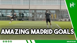 AMAZING GOALS in Real Madrid training! Vinicius, Bellingham & Rodrygo on FIRE ahead of UCL final 🔥⚽️