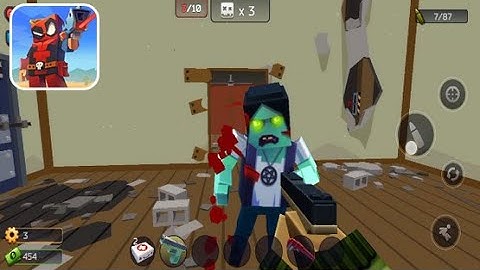 Pixel Combat Zombies Strike | New Gun Unlocked | Gameplay Walkthrough Part #1