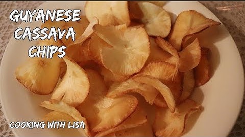 Guyanese Cassava Chips Recipe || Cooking with Lisa