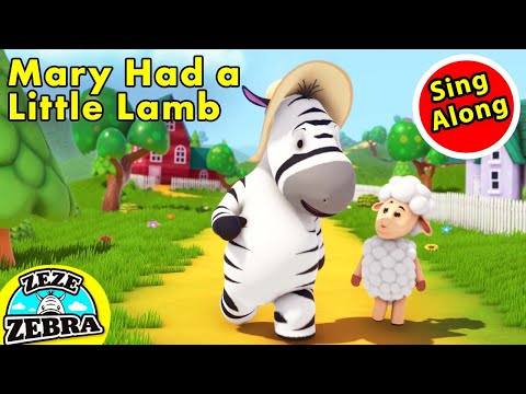 Mary Had A Little Lamb nursery rhyme | Top English Nursery Rhymes Playlist for kids