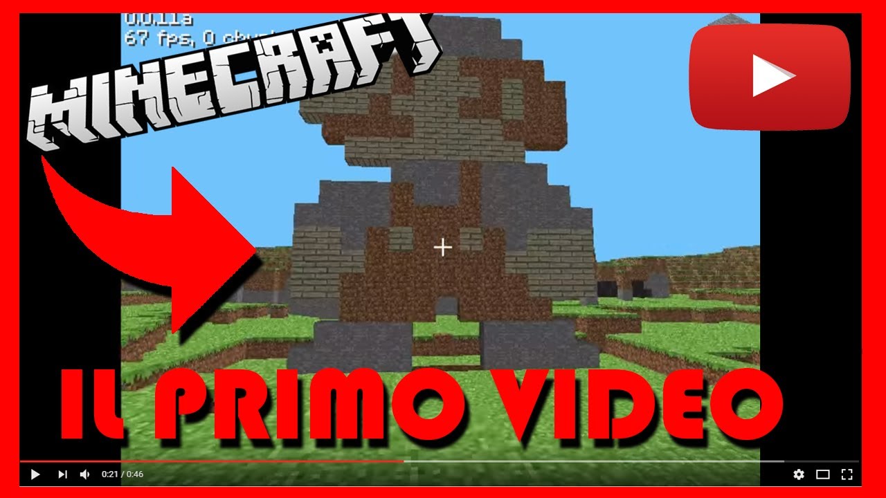 Il PRIMO video di MINECRAFT su youtube in ASSOLUTO | MINECRAFT ...