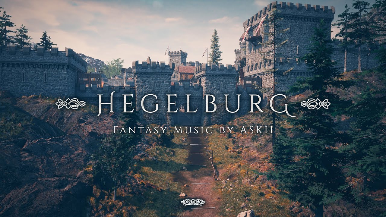 Hegelburg | 1 hour of Village \u0026 Town Fantasy Music | Medieval RPG City Ambience | D\u0026D Audio | ASKII
