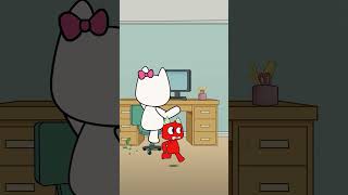 Banban Can't Get Into The Toilet! 😾🚽 Garten Of Banban 4 (Animation Meme) #Shorts