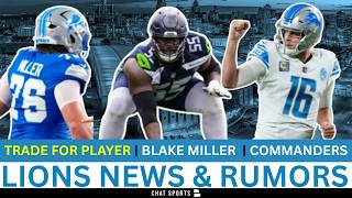 They Said WHAT About Blake Miller Lions vs Commanders Marcus Davenport Signs With Bears