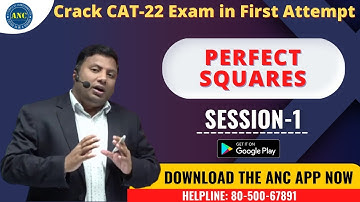 🛑LIVE || PERFECT SQUARE || SESSION- 1 || ANIL NAIR SIR