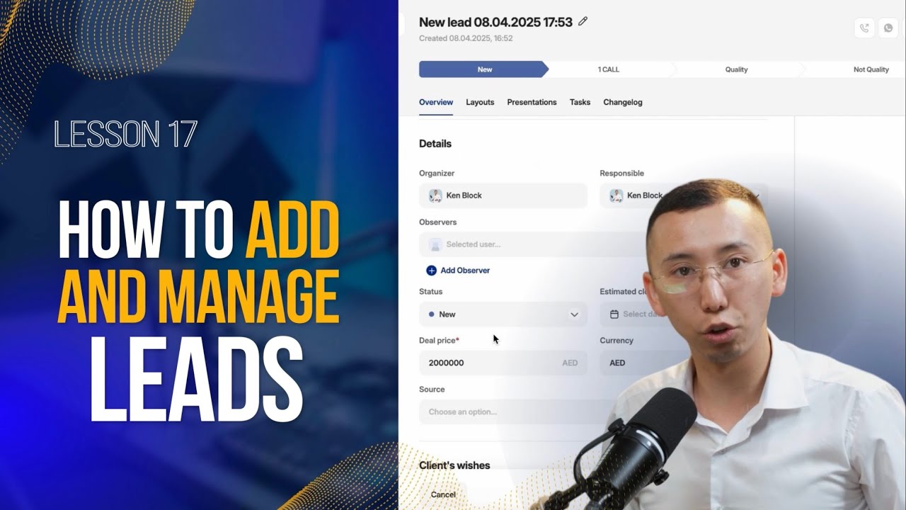 Explore Behomes: How to Add and Manage Leads in the CRM