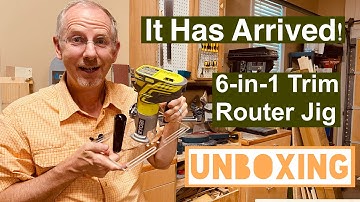 6-in-1 Trim Router Jig Unboxing / Ryobi Setup