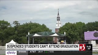 Dartmouth students not allowed to attend commencement over pro-Palestinian activism