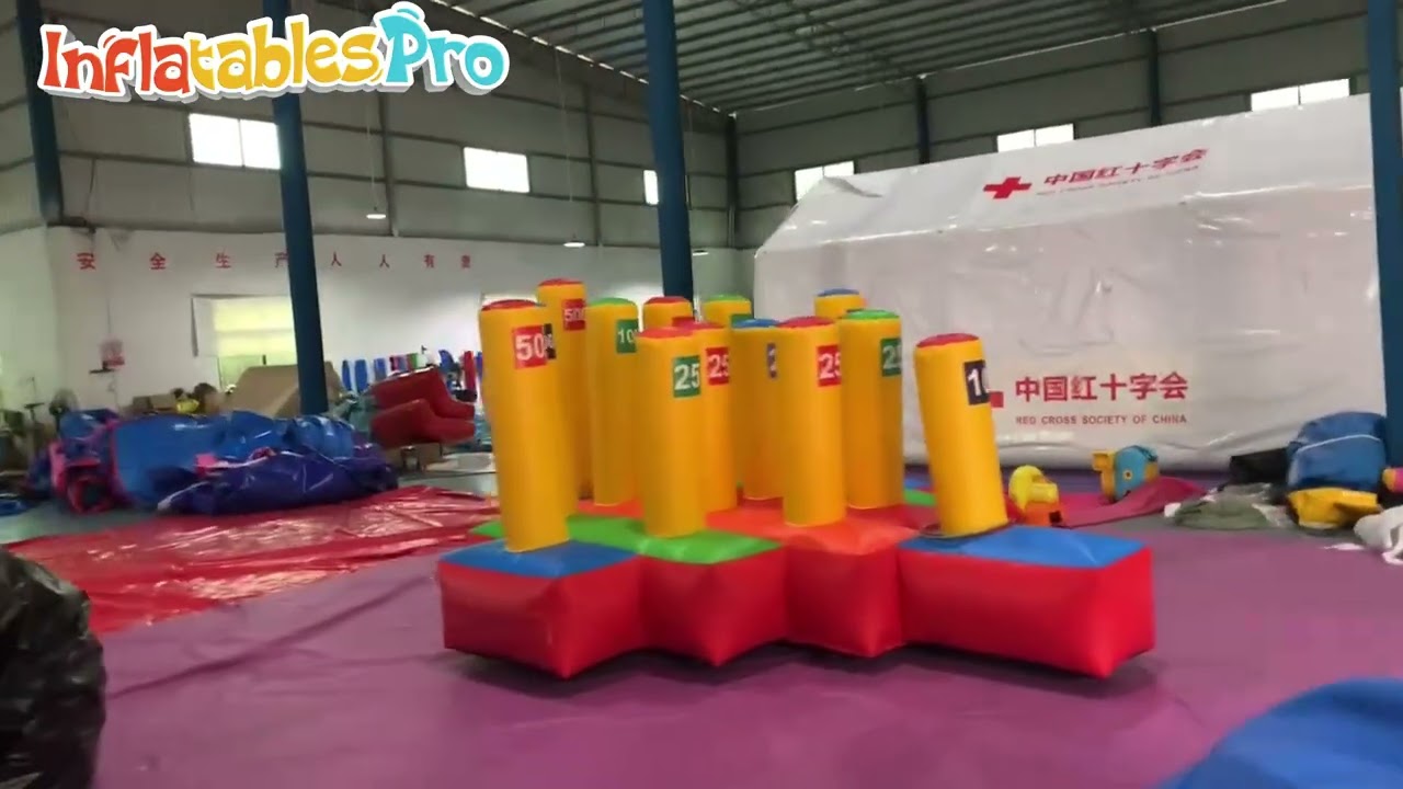 Commercial Inflatable Toss Games: Factory Walkthrough & Rental Bundle Strategy 🏗️🎯