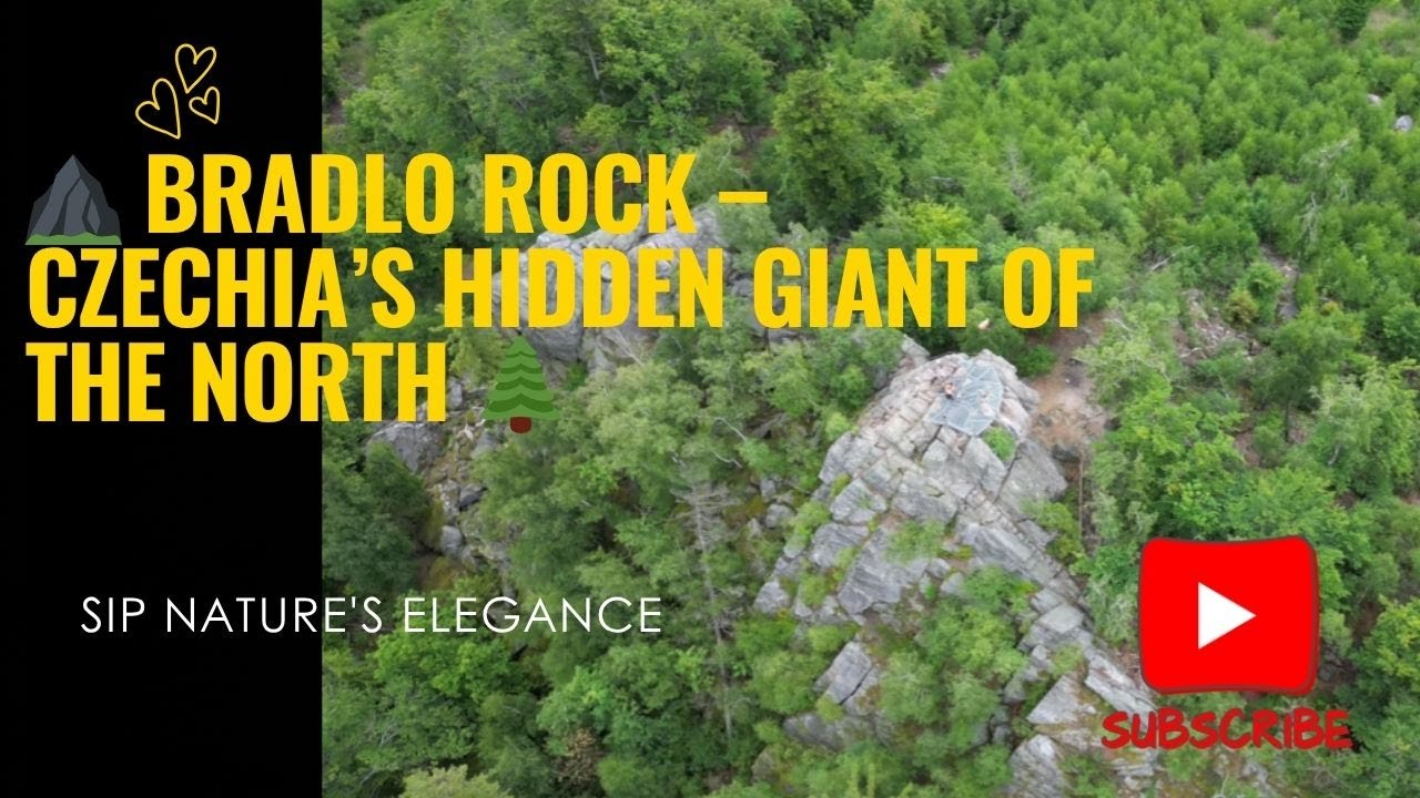 ⛰️ Bradlo Rock – Czechia’s Hidden Giant of the North 🌲 [4K Drone Tour