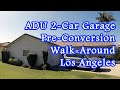 ADU Garage Conversion 428 SQFT E:06 Pre-Conversion Walk-Around