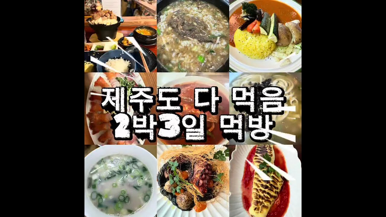 매모가 제주도를 먹었습니다 🍊 (2박3일 먹방 원정기)