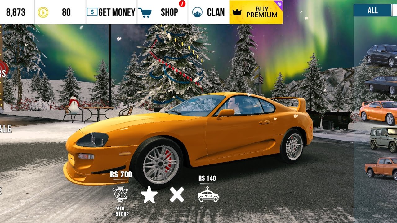 My first day in car parking multiplayer❤