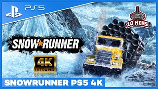 SnowRunner | 4K | PS5 Upgrade | First 10 Minutes Gameplay