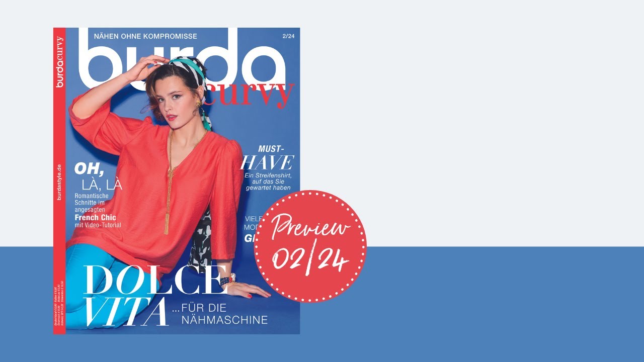 Einblick in die burda curvy #2/24