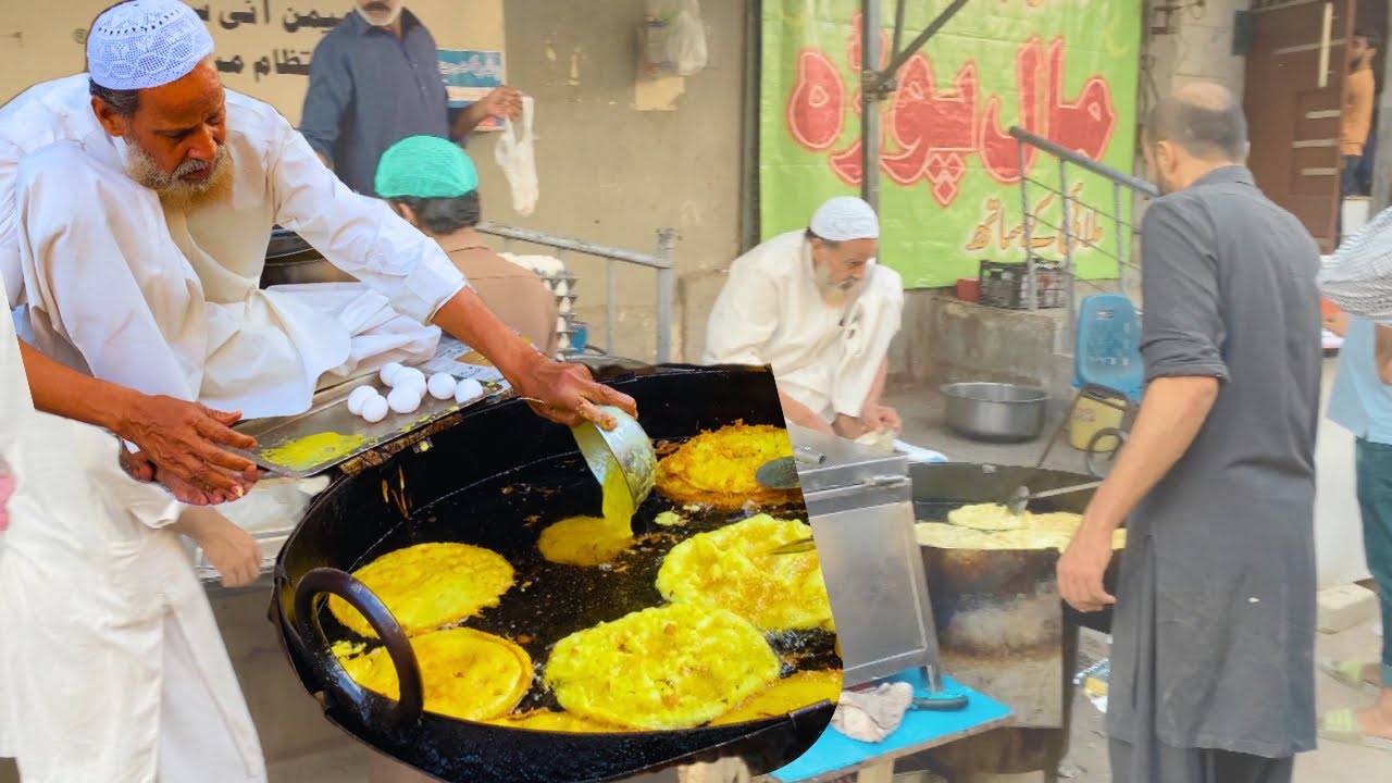 Ramzan Special Malpura in Hussainabad Karachi | 40 Saal Se Mashhoor M Aslam Malpura | Ramadan Food