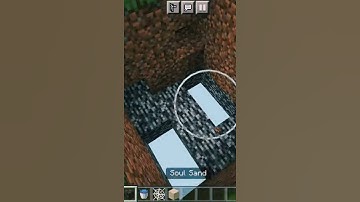 How to make quicksand in minecraft #shorts (Easy)