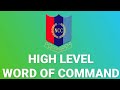 How to give command in Ncc |High level word of command pratice video