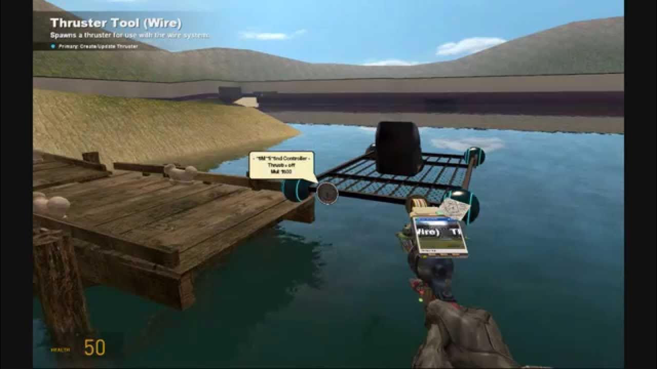 How To Make An Floating Car In Gmod 10 (WireMod) YouTube