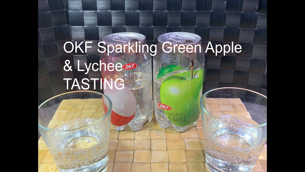 OKF Sparkling Green Apple & Lychee Tasting