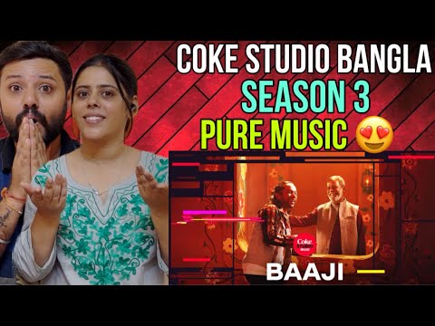 INDIAN REACTION 🇮🇳 Baaji | Coke Studio Bangla | Season 3 | Emon Chowdhury X Hashim Mahmud