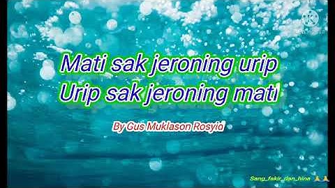 Matikan dirimu sebelum engkau mati