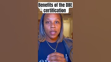 Learn more about the DBE certification pt. 1 #governmentcontracting #supplierdiversity #DBE #tips