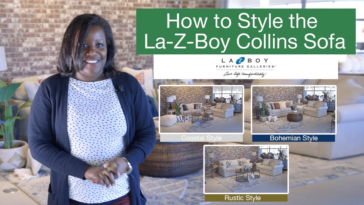 How to Style the La-Z-Boy Collins Sofa | Bohemian, Coastal & Rustic ...