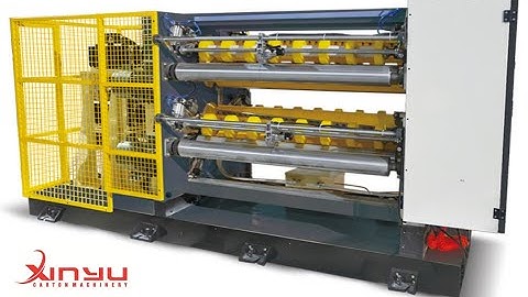 Double helical NC cut off machine and double layer stacker machine #diace #xinyu