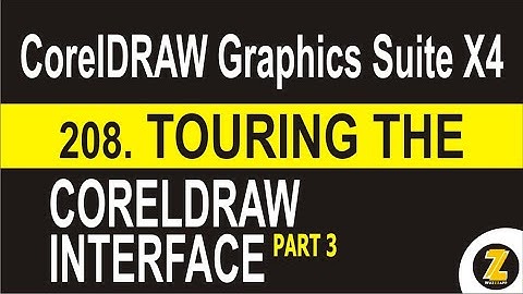 Touring the CorelDraw Interface Part 3 | CorelDRAW Graphics Suite X4 - Wuzzzapp