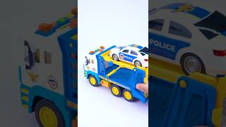 Satisfied Unboxing Pororo Pump Police Carrier Car Videos#pororo #satisfying#short