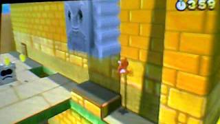 Super Mario 3D Land Walkthrough World 3-1 All 3 Star Coins.