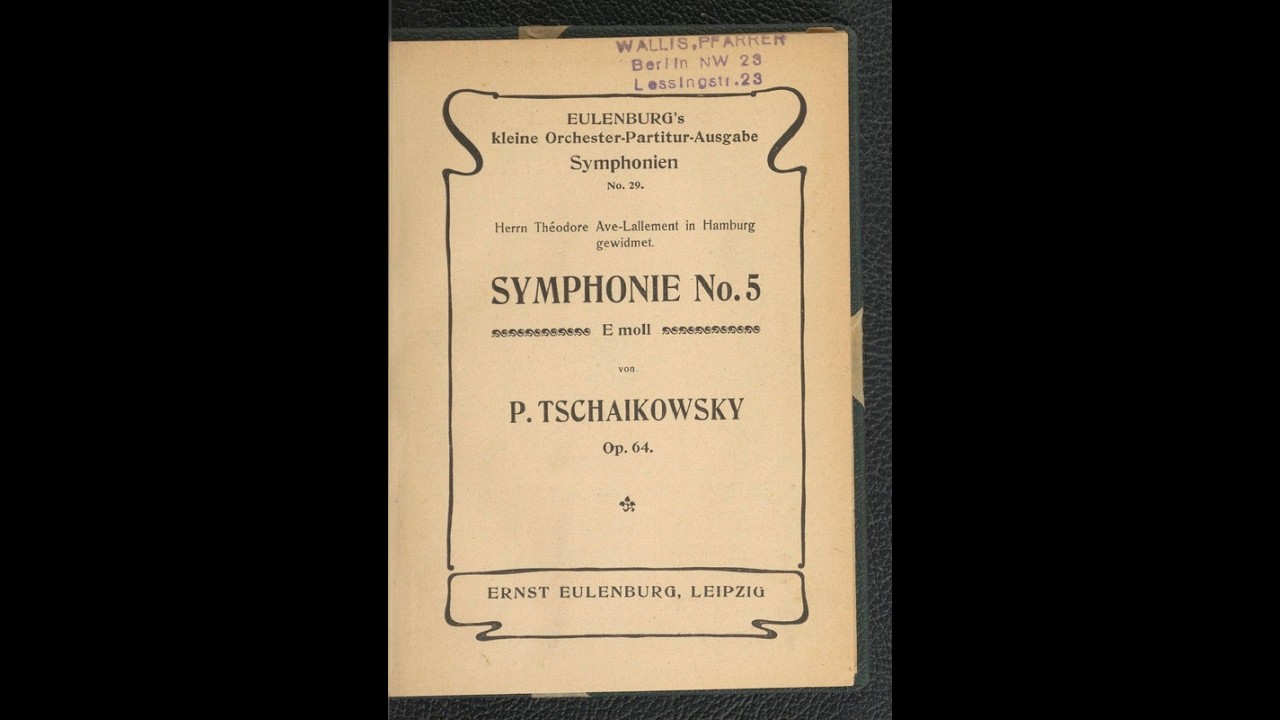 Tchaikovsky: Symphony no. 5 in E minor op. 64 - Pierre Monteux