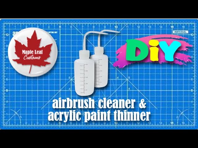 HOMEMADE vs LIQUITEX, DIY Acrylic Paint Thinner, Homemade Acrylic Thinner  Recipe, Airbrush Medium