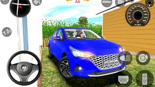 Indian Cars Simulator 3D 2023 #38 Hyundai Verna Driving gadi game || Car Game screenshot 5