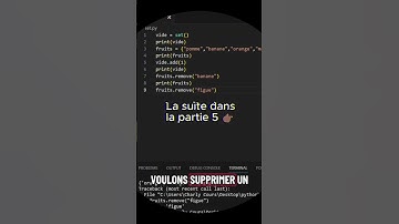 Attention à ça avec remove() sur un set en Python ⚠️🐍 #dev #coding #programming