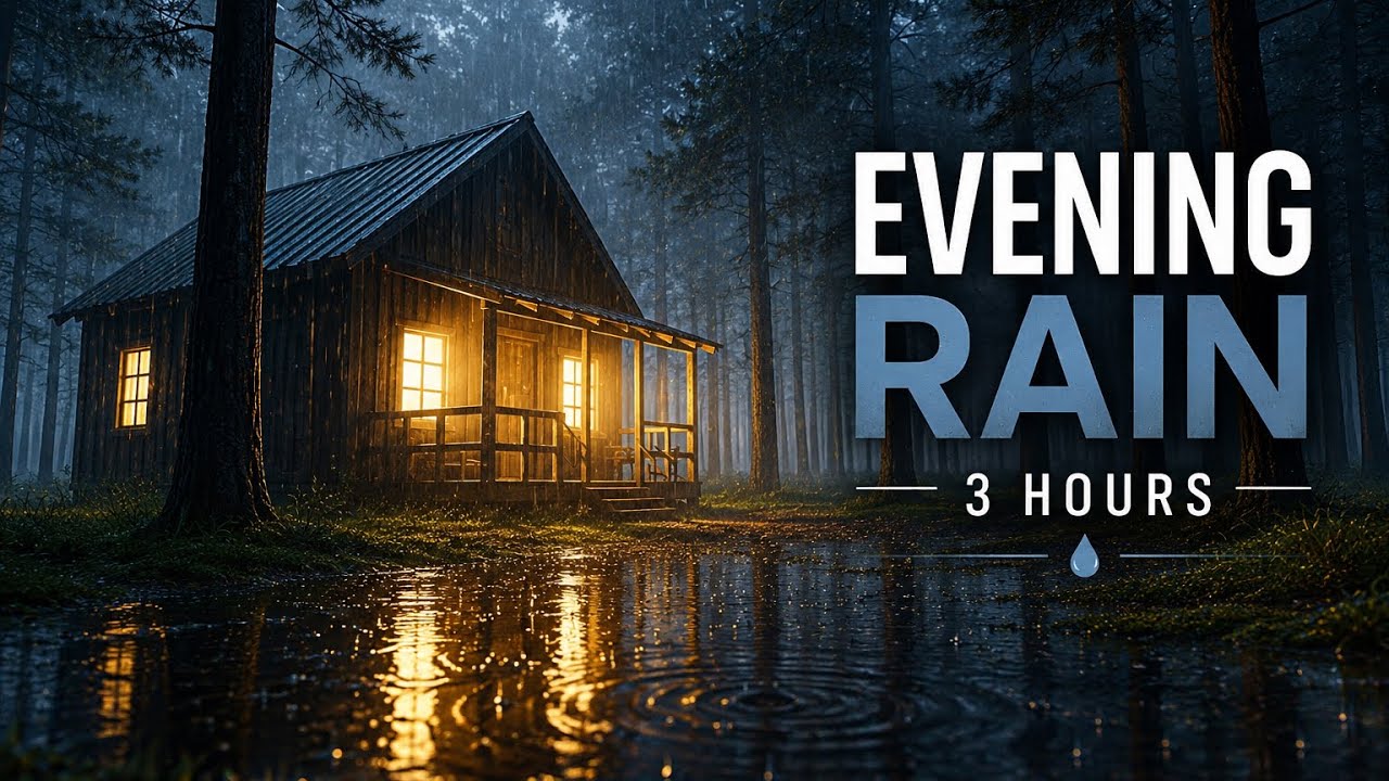 Evening Rain | 3 Hours - YouTube