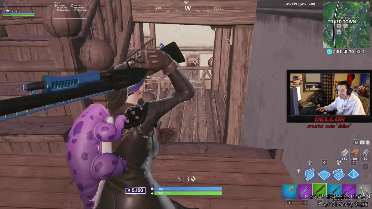 Fortnite - COPS AT DELLOR'S HOUSE!!! (Dellor)