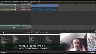 DJ Pain 1 (50 Cent, Ludacris, 2Chainz) | Creating a Beat from Scratch in ACID Pro