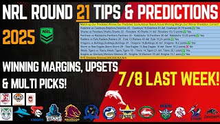 NRL Round 21 Tips & Predictions 2025: Your Winning Guide!