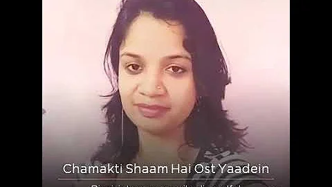 Chamakti Shaam hai / Yaadein ( 2001 ) / duet cover by Yuri Biswas with Riya Dutt