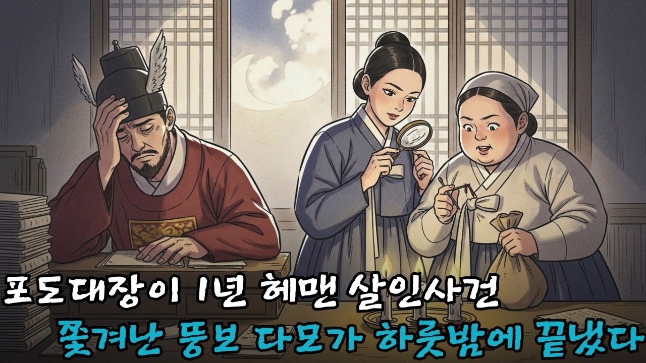 포도대장도 못 푼 살인사건을 쫓겨난 뚱보 다모와 마님이 하룻밤 만에 해결한 기막힌 추리 | 야담 | 명탐정 | 미스터리