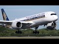 SMOOTHEST Airbus A350 LANDING EVER Singapore Airlines A350 Landing Manchester